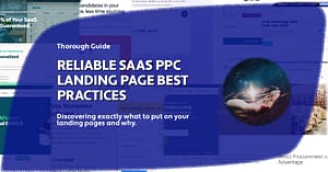 Cover photo that reads reliable saas ppc landing page best practices